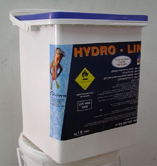 טבליות כלור לבריכה 90% - HYDRO-LINE ב 15 ק"ג